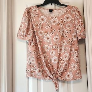 W5 large crew neck blouse